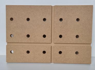 Preview: Lochrasterplatte MDF 19mm