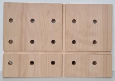 Preview: Lochrasterplatte Multiplex Buche 20mm