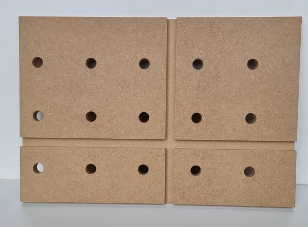 Lochrasterplatte MDF 19mm