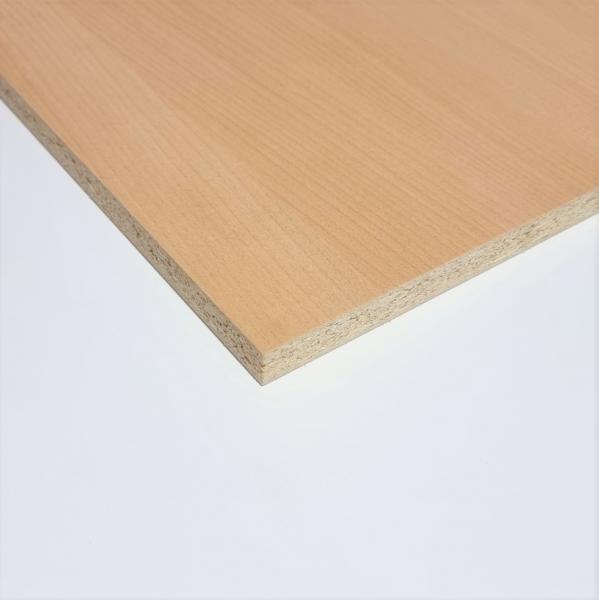 Spanplatte furniert Buche ged. 26mm